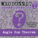 Angle Sum Theorem Whodunnit Activity - Printable & Digital