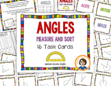 Angle Task Cards - Measure and Sort