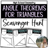 Angle Theorems for Triangles - High School Geometry Scaven