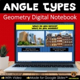 Types of Angles - Geometry Digital Notebook for Google Slides™