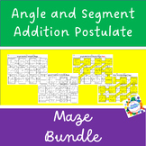 Angle and Segment Addition Postulate - Maze Activity
