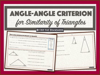 Preview of Angle-angle Criterion for Similarity of Triangles