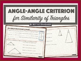Angle-angle Criterion for Similarity of Triangles