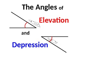 Preview of Angle of Elevation and Depression Solution Summary