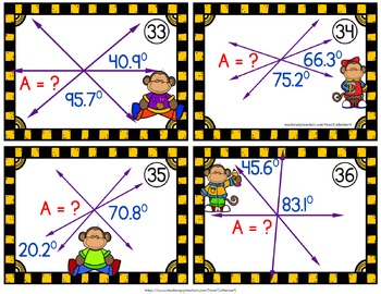 Vertical and Adjacent Angles Activity by Catherine S | TpT
