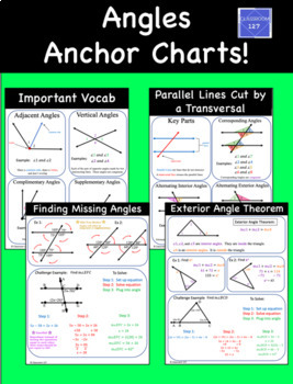 Preview of Angles Anchor Charts