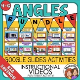 Angles Bundle of Google Slides Digital Activities 4th, 5th