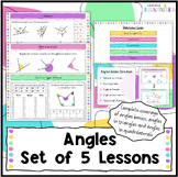 Angles Complete Lesson Pack, Middle School Math