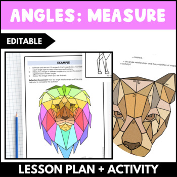 Preview of Angles: Estimate and Measure