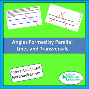 Preview of Geometry - Angles Formed by Parallel Lines and Transversals