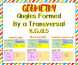Angles Formed by a Transversal