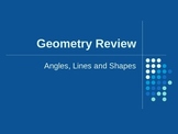 Angles, Lines and Polygons PowerPoint Review