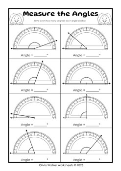 Measure and construct angles using a protractor - Studyladder