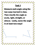 Angles, Postulates, and Segment Addition Review