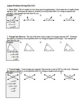 angles problem solving ks2