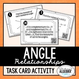 Angles Relationships | Task Cards