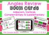 Angles Review-Adjacent, Vertical, Complementary & Suppleme