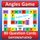 Angles Board Game 4th 5th Grade Review