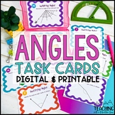 Angles Task Cards | Digital and Printable
