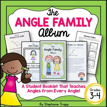 Preview of Types of Angles and Measuring Angles Activity Book