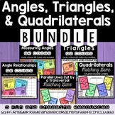 Angles, Triangles, and Quadrilaterals BUNDLE