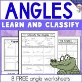 Angles - Understand, Classify and Indentify, Acute, Obtuse