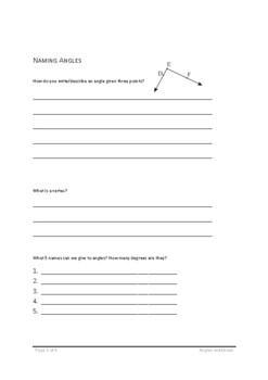 course workbook section 2 angles