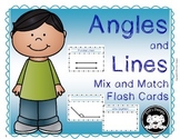 Angles and Lines Mix Match Flash Cards with Quiz