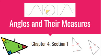 Preview of Angles and Their Measures Interactive Slideshow