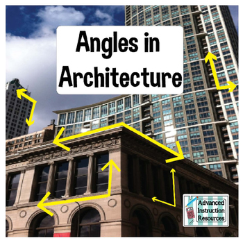 Preview of Angles in Architecture - Acute Obtuse Right Reflex Angles