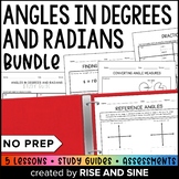 Angles in Degrees and Radians Guided Notes - A Precalculus