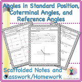 Angles in Standard Position, Coterminal, and Reference Ang