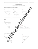 Angles in Triangles & Equation of Circle Review/Study Guide