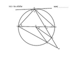 Angles in a Circle Worksheet Activity