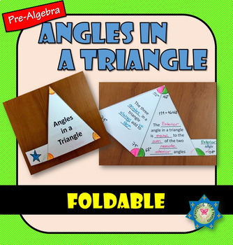 Preview of Angles in a Triangle Foldable