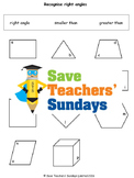 Angles in Shapes Lesson Plans, Worksheets and More