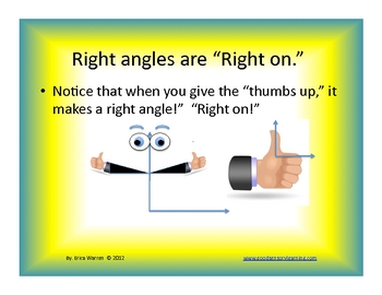 Preview of Angles instruction, memory strategies and activities Power Point