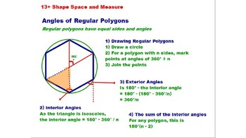 Angles Of Regular Polygons
