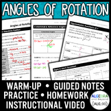 Angles of Rotation Lesson | Trigonometry | Algebra 2 | Vid