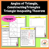 Angles of Triangle,ConstructingTriangles  and Triangle Ine
