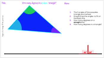 Preview of Angles of Triangle: SCALENE