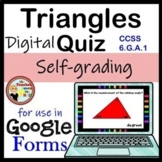 Angles of Triangles Google Forms Quiz