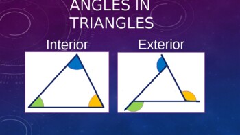 Preview of Angles of Triangles: PowerPoint