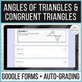 Angles of Triangles and Congruent Triangles Review for Goo