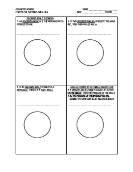 Angles Of A Circle Notes Worksheet Inscribed Interior Exterior Angles