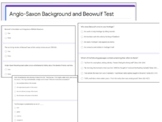 Anglo-Saxon Background and Beowulf Test