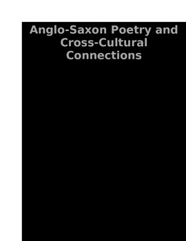Preview of Anglo-Saxon Poetry with Cross-Cultural Connections
