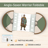 Anglo-Saxon Warrior Foldable Shield, Printable Resource, B