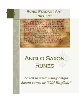 Preview of Anglo Saxon Writing Runes Activity