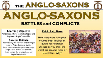 Preview of Anglo-Saxons Battles and Conflicts - Double Lesson!